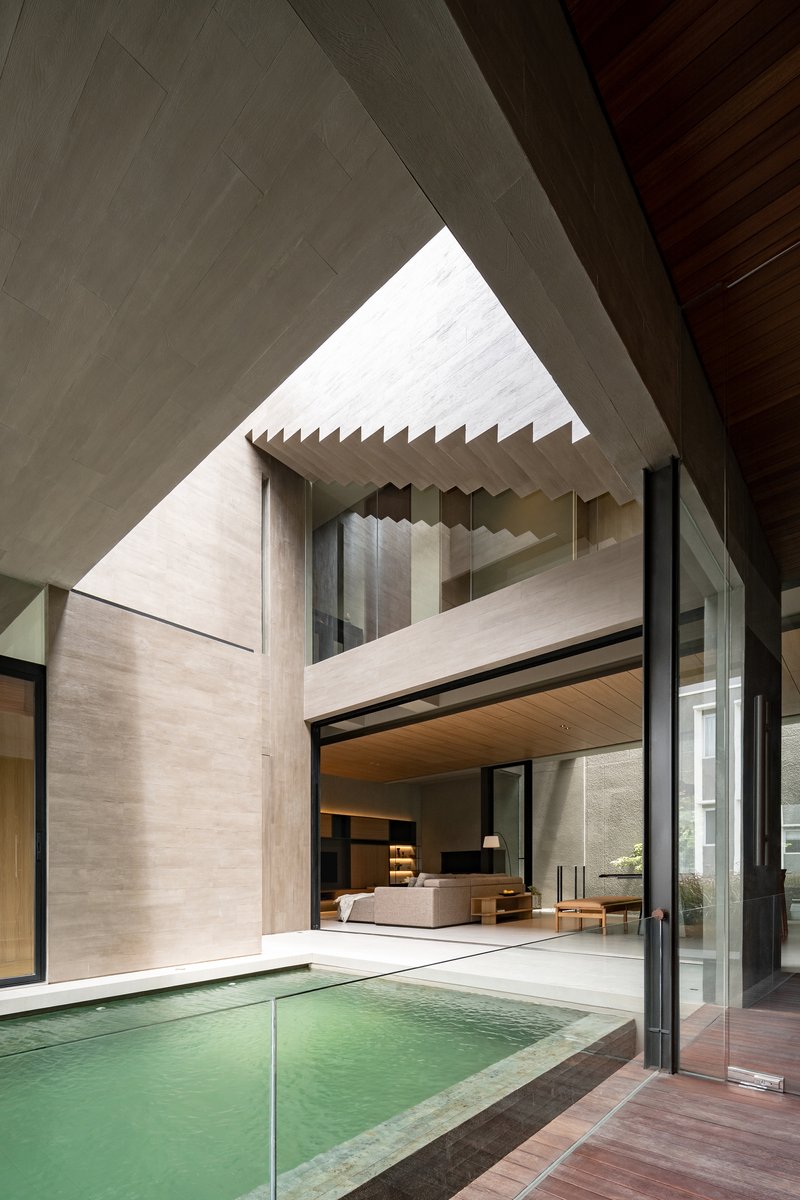 studiokian Carves a Private Courtyard World from a Dense Suburban Block in Indonesia