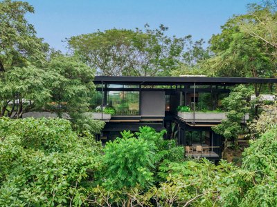 Studio Saxe Cantilevers a Seismic-Proof Jungle House Over the Costa Rican Canopy