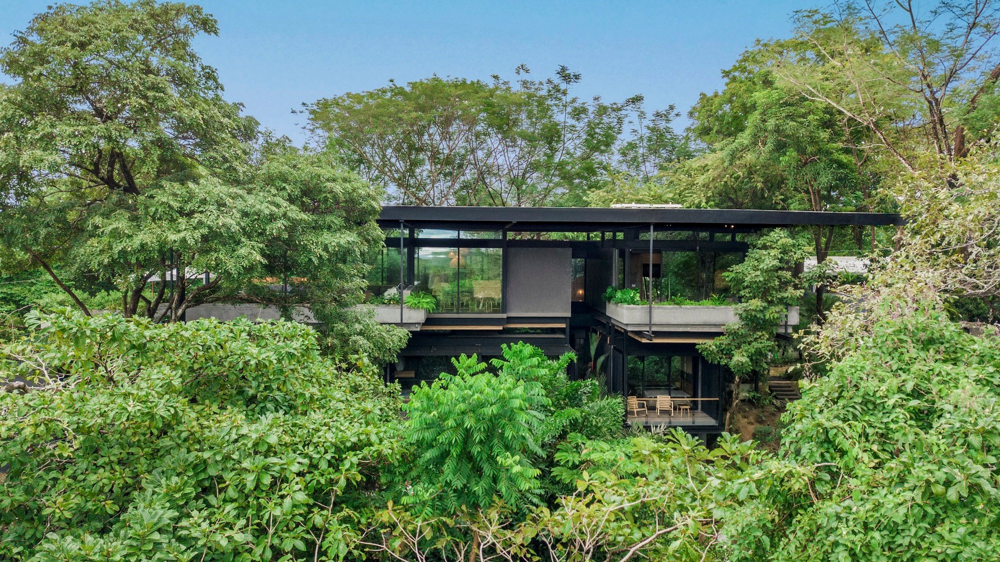 Studio Saxe Cantilevers a Seismic-Proof Jungle House Over the Costa Rican Canopy