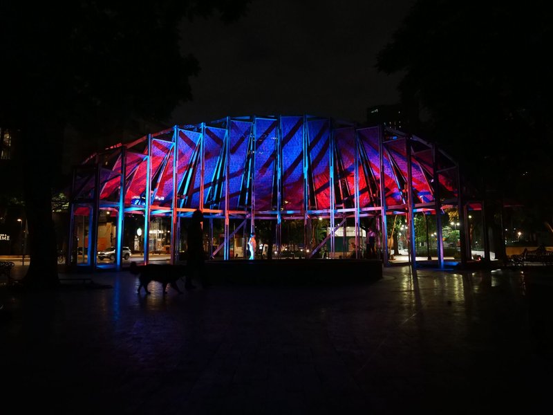 MIT and Mota-Engil Build Two Pavilions from Roller Coaster Wood and 3D-Printed Clay in Mexico City