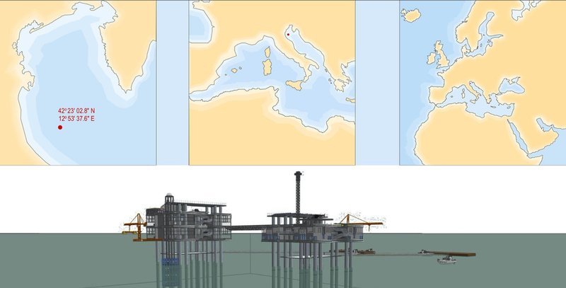 Proximity Island: Adaptive Reuse Architecture Reimagines an Oil Rig into a Marine Sanctuary