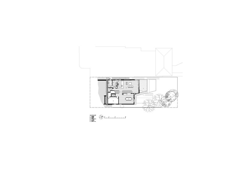 First floor plan showing bedrooms and bathrooms arranged along a linear corridor