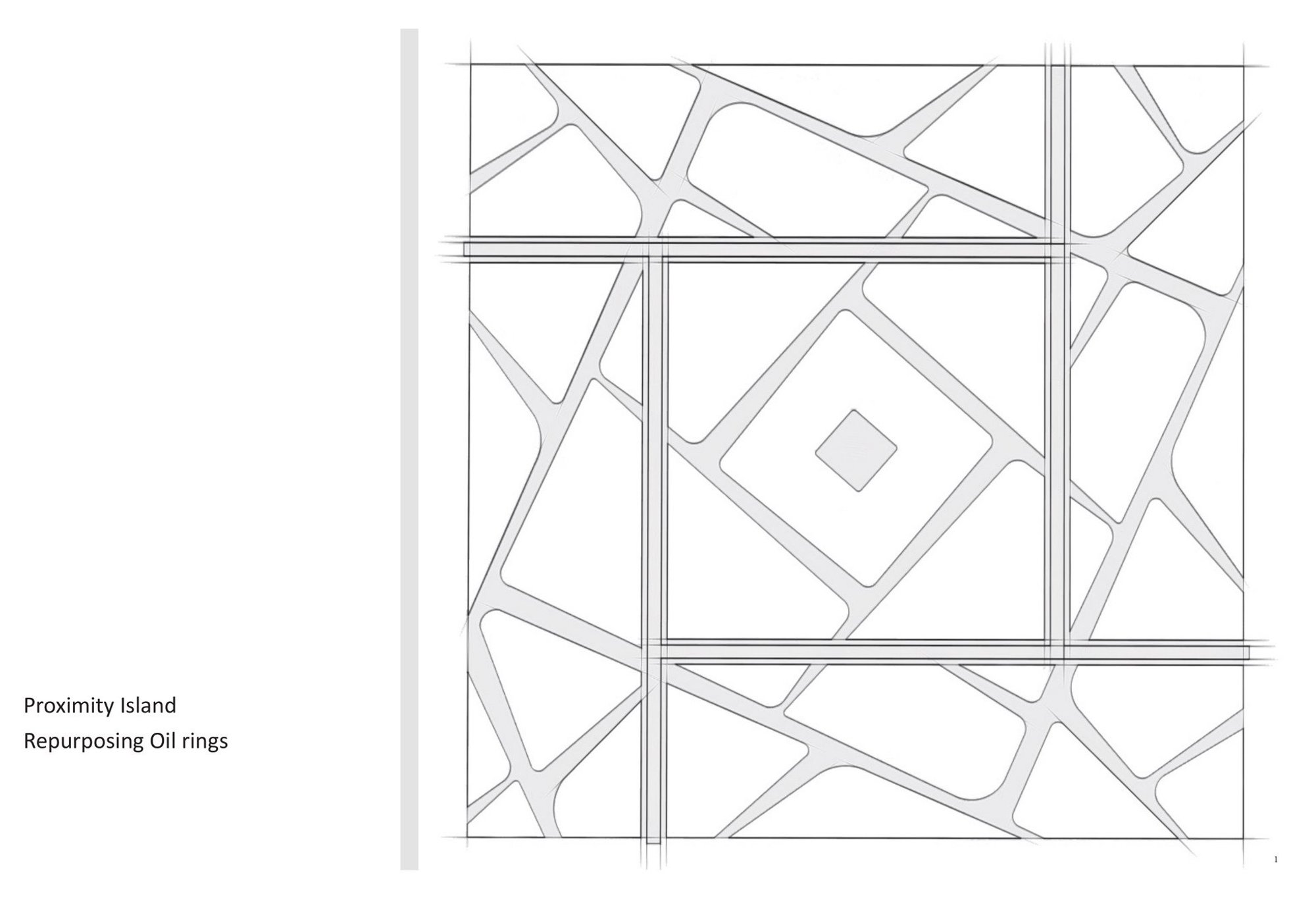 Voronoi-Island: Adaptive Reuse Architecture Reimagining Offshore Oil Rigs