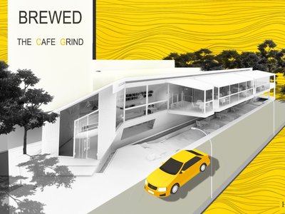 BREWED – The Cafe Grind: A Sustainable Café Architecture Inspired by Vienna's Landscape and Culture
