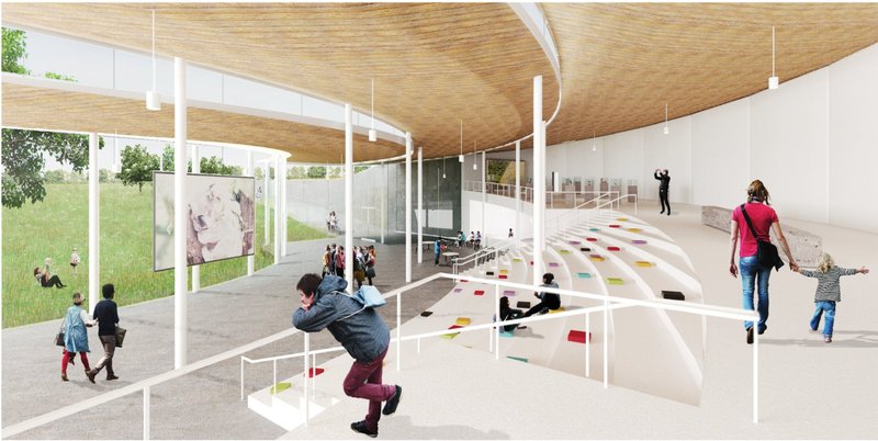 Immersive exhibition hall where architecture, education, and landscape come together to inspire wildlife conservation and public engagement.