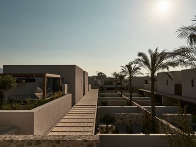 Mastrominas ARChitecture Builds a Stone Village Hotel on the Island of Kos