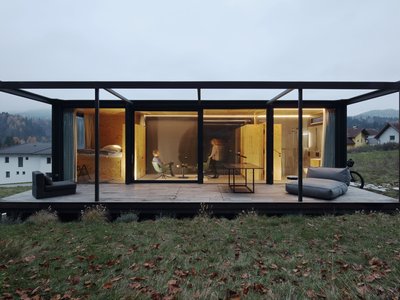 Christian Tonko Designs a 20 Square Meter Alpine Cabin That Can Vanish Without a Trace