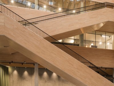 Baumschlager Eberle Wraps a Bioclimatic Timber Office in Copper on Nantes Island