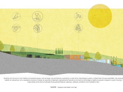 Koala Habitat: Sustainable Architecture for Wildlife Rehabilitation and Ecological Learning