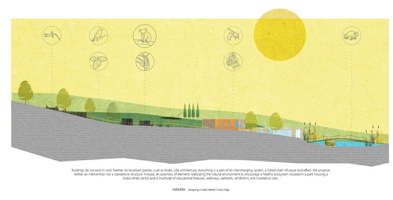 Koala Habitat: Sustainable Architecture for Wildlife Rehabilitation and Ecological Learning