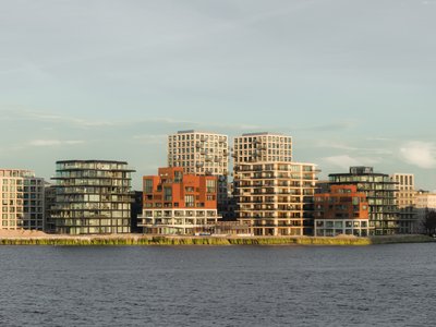 Powerhouse Company, Orange Architects, and NEXT Architects Build a Five-Building Harbor District on the IJ