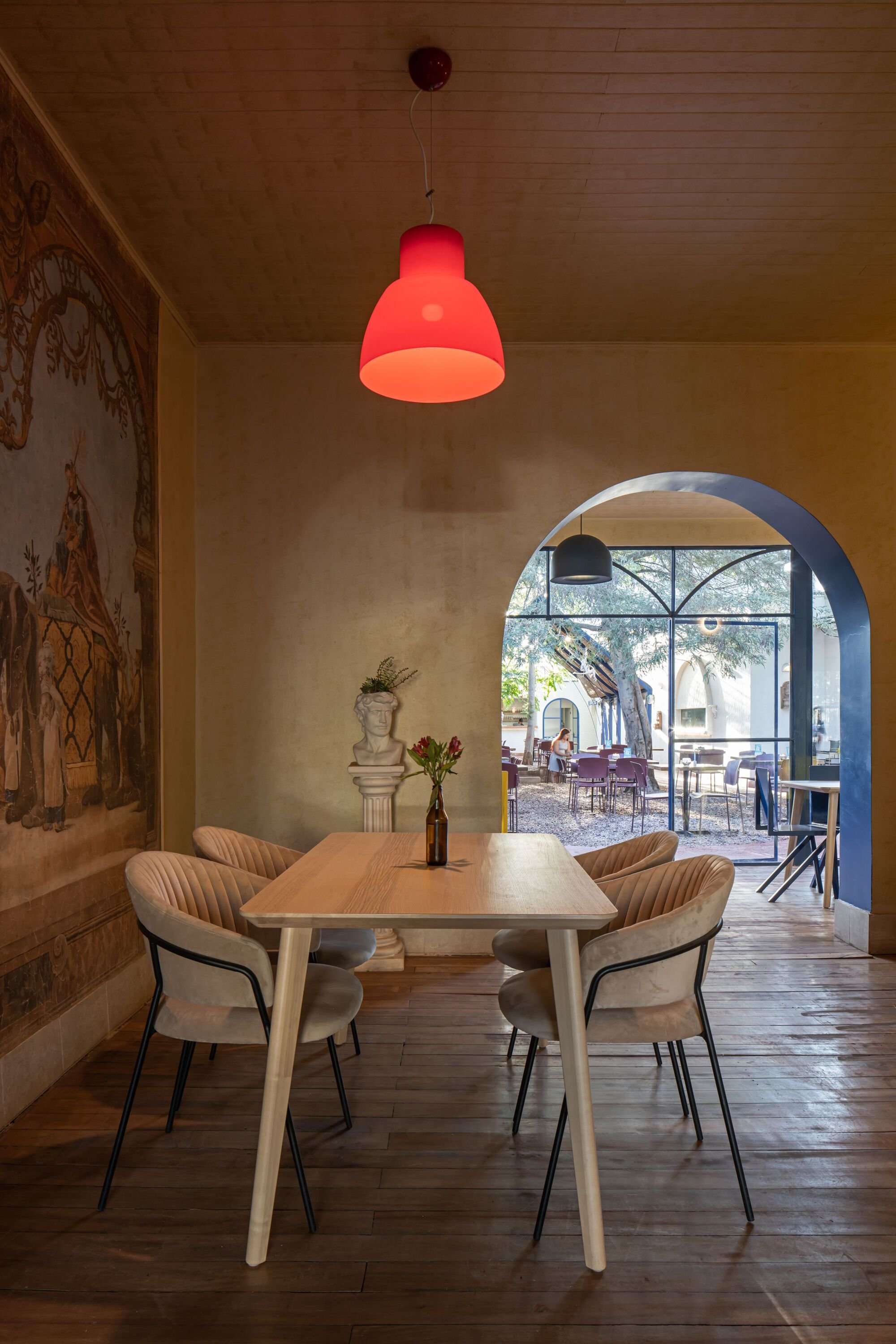 Estudio Well Interiorismo Converts a Santiago Heritage House into a Vegan Restaurant with Italian Flair