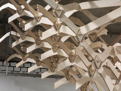 JK-AR Resurrects East Asian Bracket Joinery as a Fractal Timber Canopy in South Korea