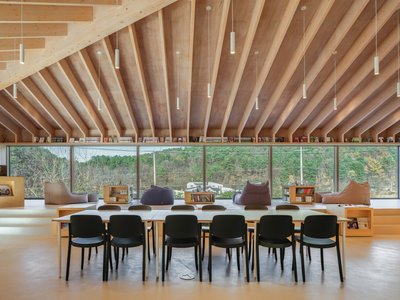 ODDs&ENDs Architects Give a Triangular Library in Pocheon a Mission of Second Chances
