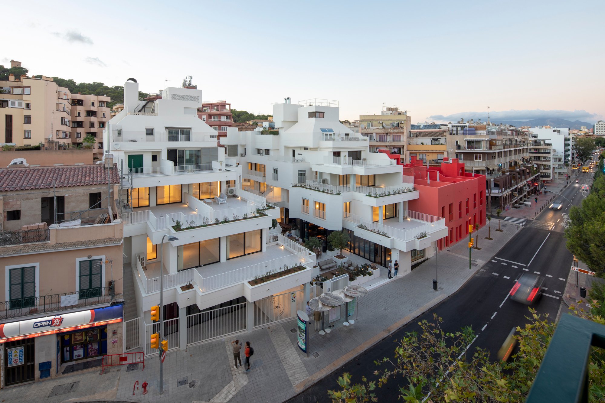 MVRDV and GRAS Reynés Arquitectos Revive a Faded Palma Nightlife District with Seven Chromatic Buildings