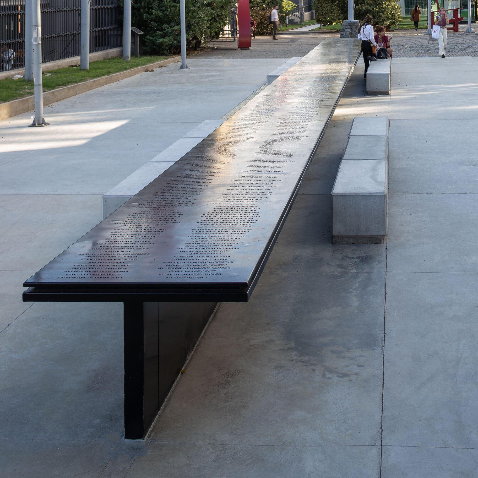 Three Studios Turn a Prison's Visitation Table into a 24-Meter Memorial in Montevideo