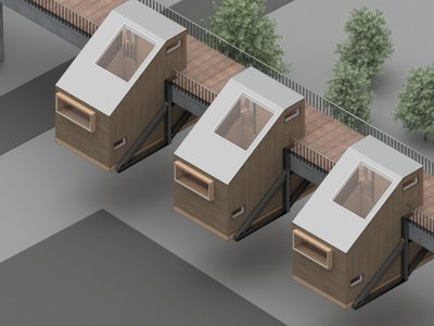 Clip-on Houses: Adaptive Reuse Architecture Reimagines Industrial Bridges as Sustainable Urban Housing