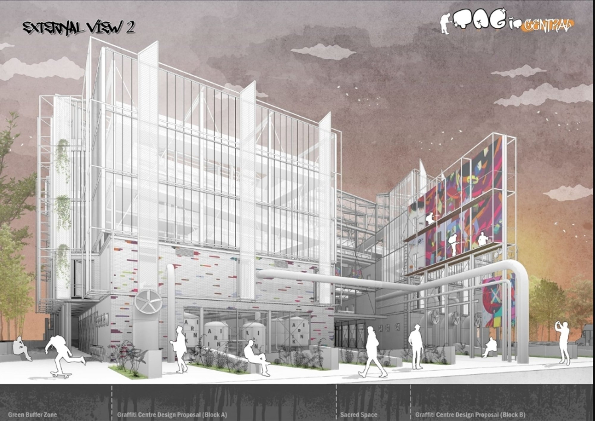 Tag-it Central: Sustainable Urban Design Reimagining Berlin’s Graffiti Culture