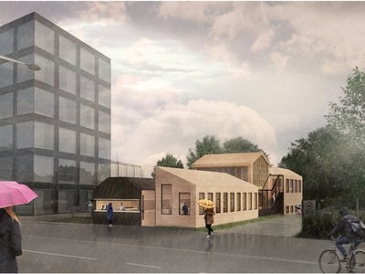 Village Coffee: Coffee Shop Architecture Designed as a Collection of Social Houses