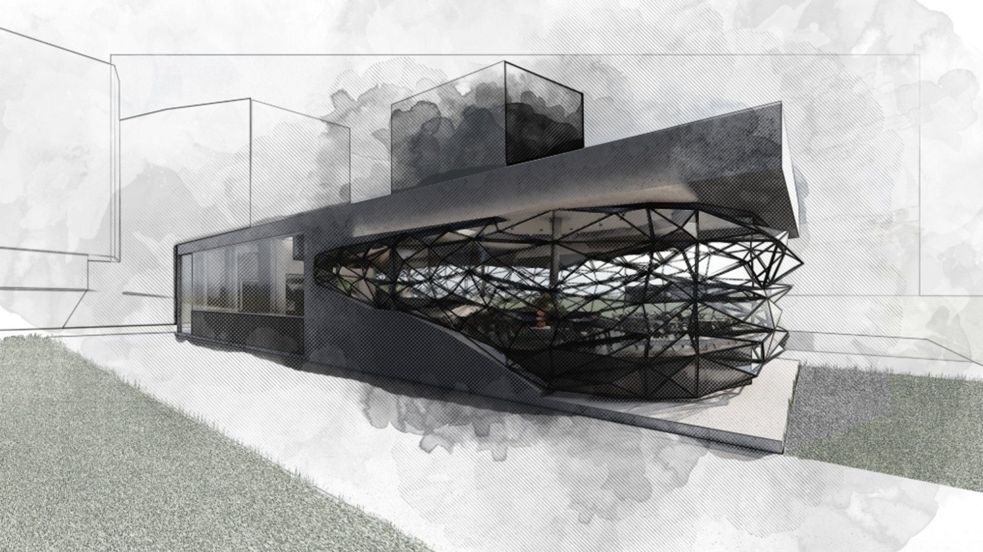 Coffee(TwentyOne): Cafe Architecture as a Living Art Exchange Beside Belvedere 21