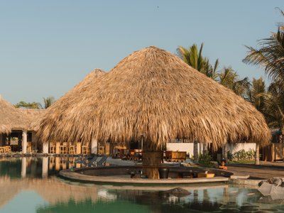 Gris and Septiembre Arquitectura Build Guatemala's First Beach Club from Sand, Thatch, and Arches