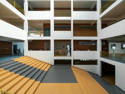Shreyas Patil Architects Designs a 125,000 Sq Ft School in Sankeshwar as a Village of Courtyards