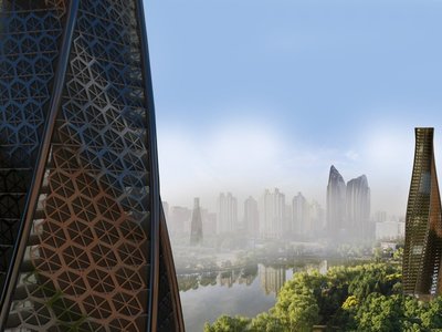 Breathing Tower: Sustainable Skyscraper Architecture Designed to Purify Beijing’s Air