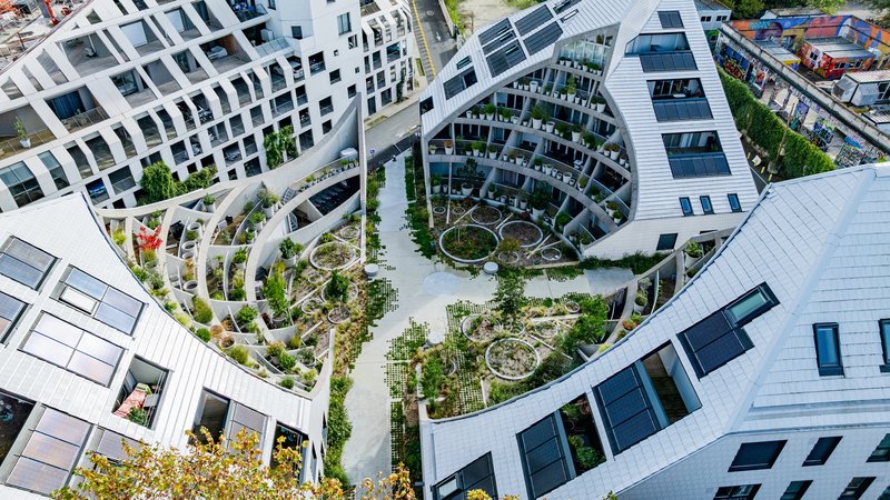 MVRDV Carves a Green Crater into a Bordeaux Residential Block