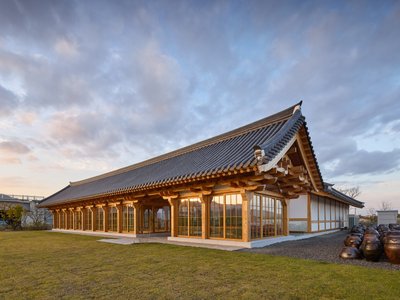JK-AR Splits a Korean Healing Complex into Three Timber Houses, Each with Its Own Structural Logic