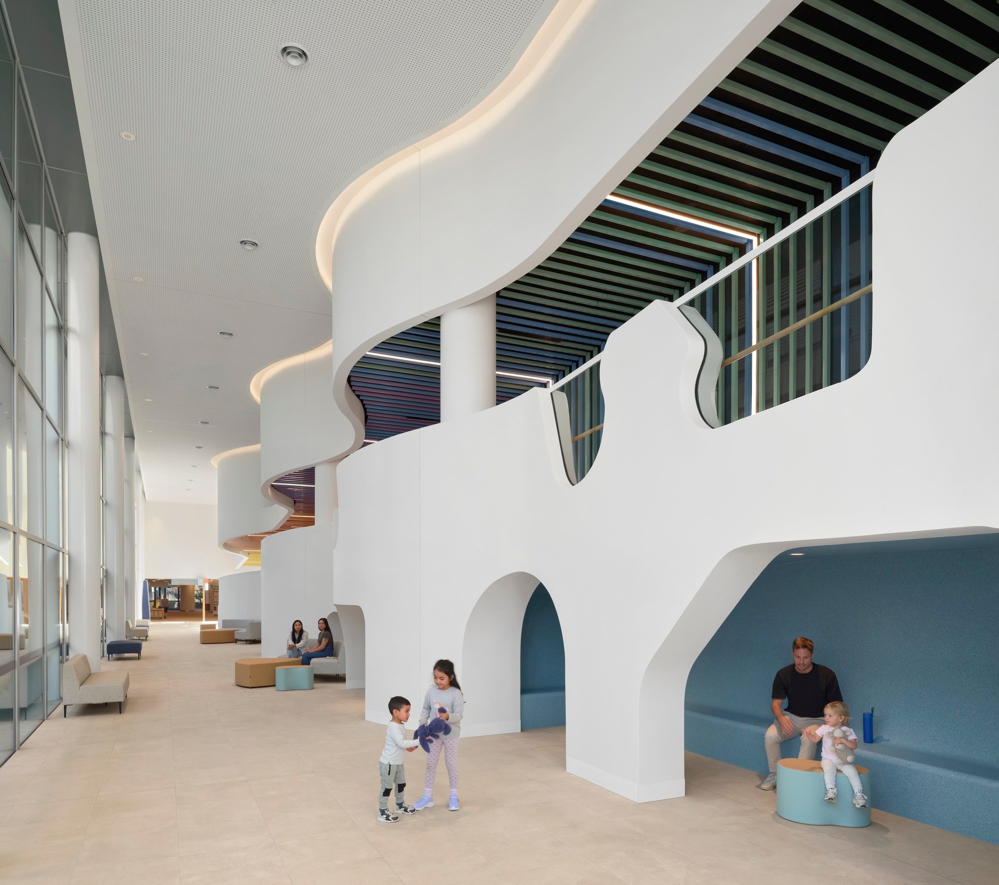 Billard Leece Partnership Wraps a 14-Storey Children's Hospital in River-Inspired Geometry