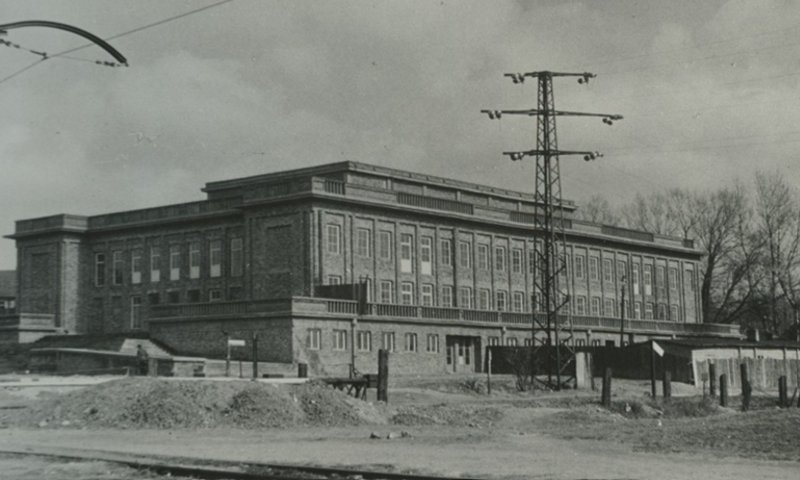 Fig. 4. The MCC building in 1955 (source: Gdańsk Museum Collections, album no. MHMG/IN/3551)