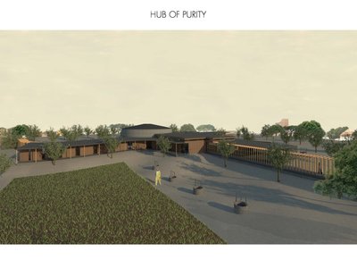 Hub of Purity: Sustainable Architecture Rooted in Faith, Water, and Community