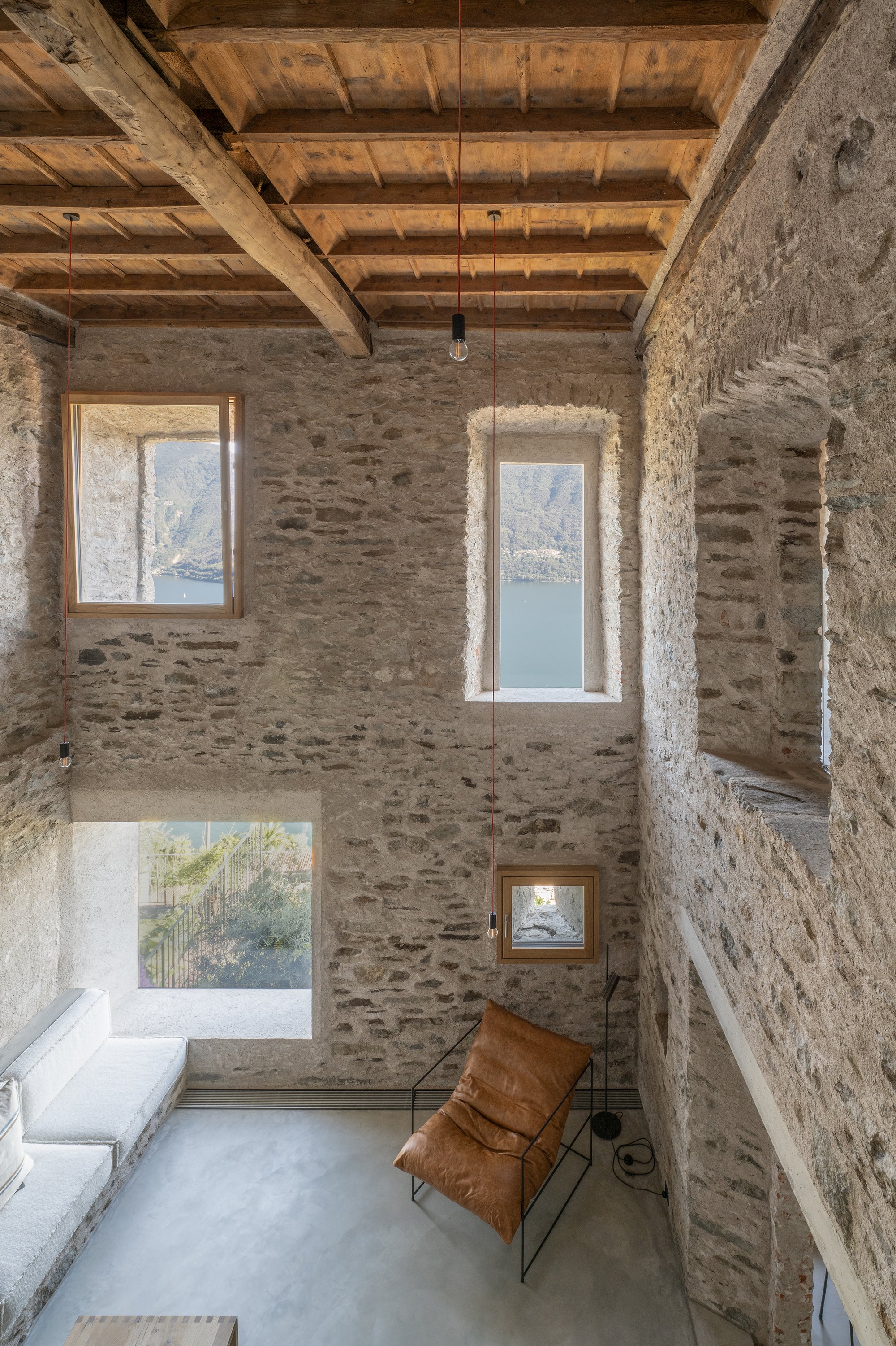 Wespi de Meuron Romeo Architects Strip a Ticinese Farmhouse Back to Its Stone Bones