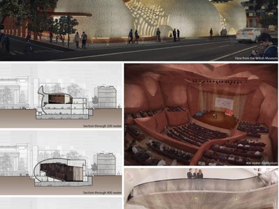 LondonCall: Performing Arts Center Architecture Rooted in London’s Historic Urban Memory