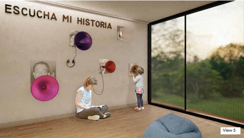 The sound room turns oral history into an immersive listening experience for all ages.