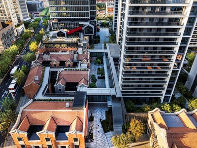Nikken Sekkei Stacks a Three-Dimensional Lilong Atop Shanghai's Historic Alleyways