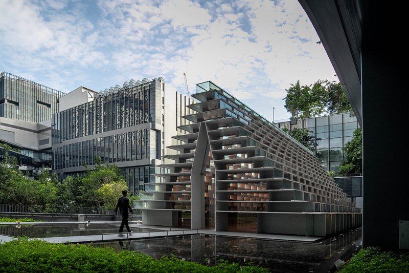 M Space Sets a Glass Stupa on a Bangkok Rooftop to Rethink Urban Meditation