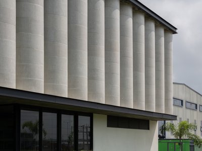 KSM Architecture Wraps a Chennai Water Treatment Factory in Arced Concrete Sun Shaders