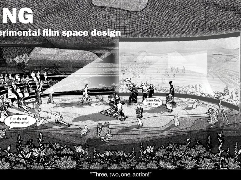 FLOWING: Cinema Architecture as a Living Film Space in the Persian Gulf Desert