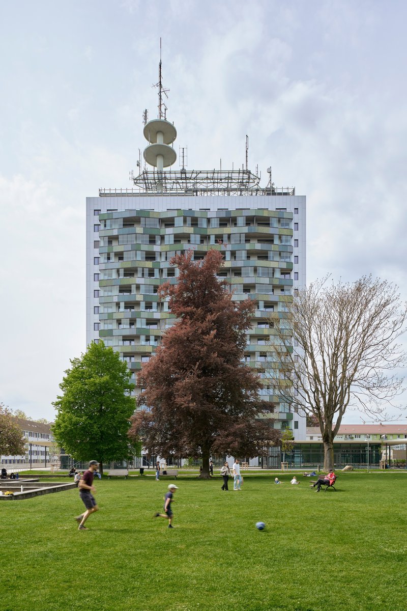 Sauerbruch Hutton Applies Kintsugi Logic to a 1970s Telecom Tower in Konstanz