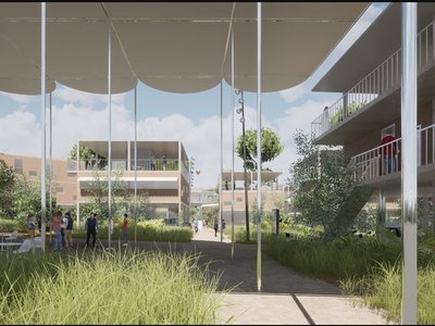 Earthquake-Resistant Architecture in Iran: A Resilient City District for Shelter, Recovery, and Everyday Urban Life