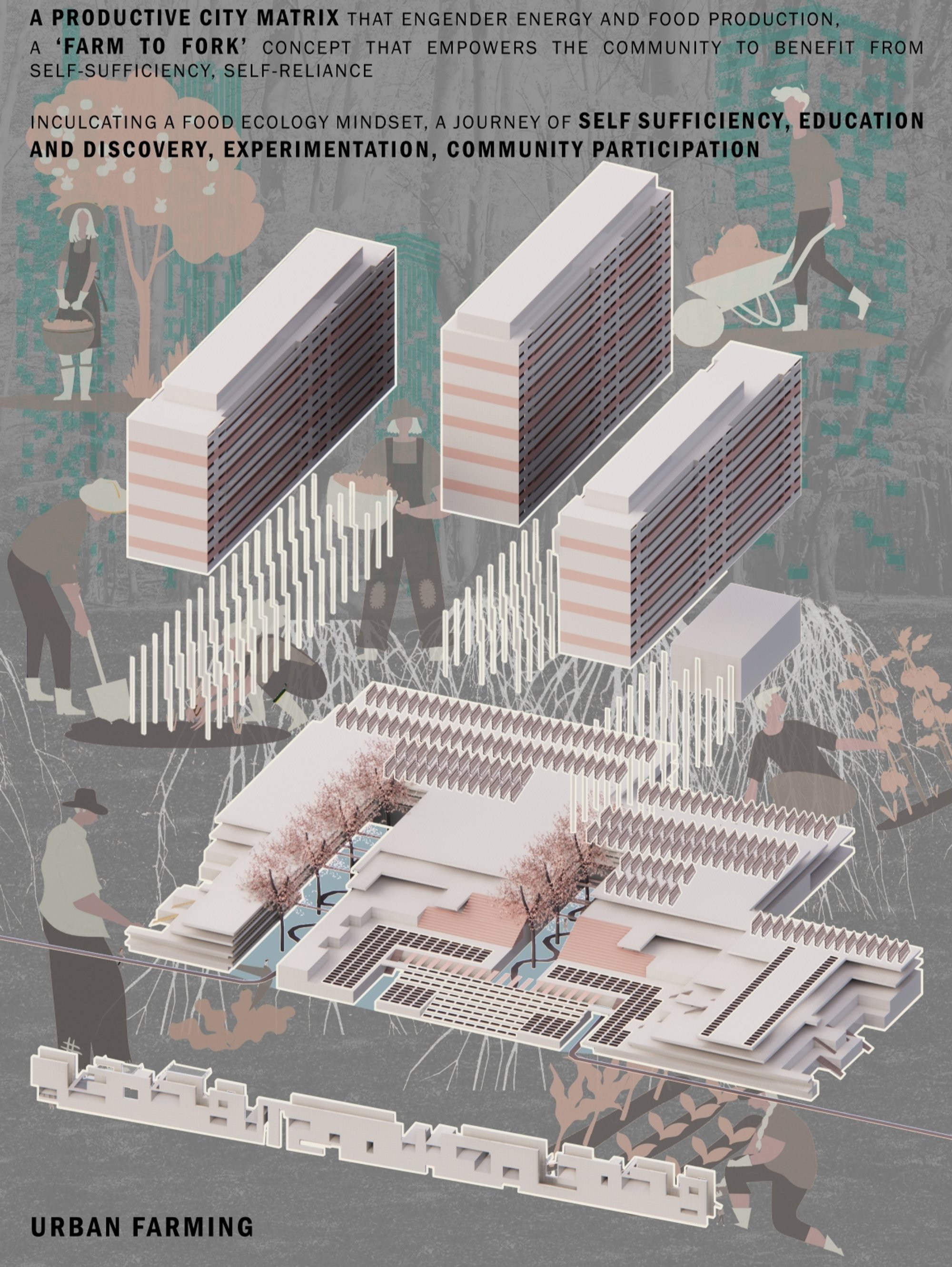 Vagaries of Life: Sustainable Urban Architecture for a Self-Sufficient Community in Singapore