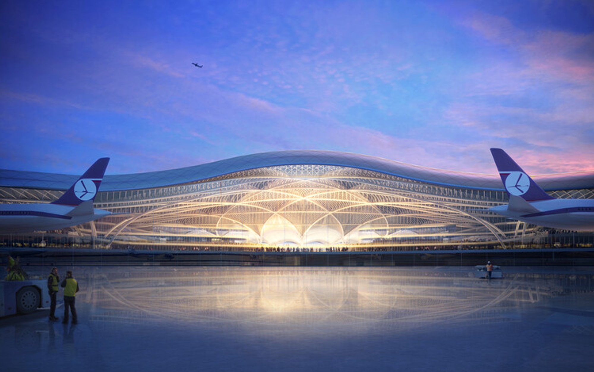 Foster + Partners has been selected to design a new airport in Poland.
