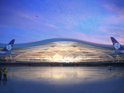 Foster + Partners has been selected to design a new airport in Poland.