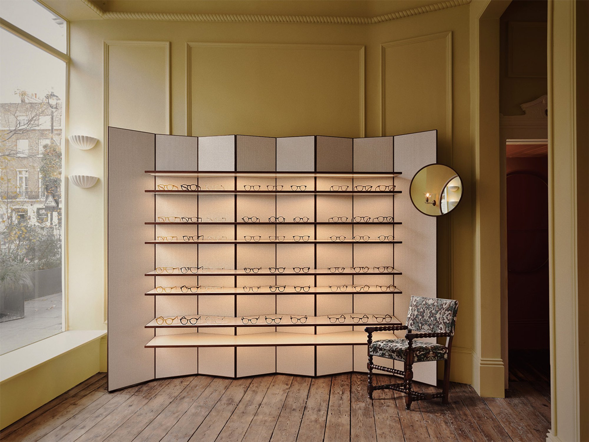 Cubitts is an eyewear store located in Belgravia, London designed by Child Studio.