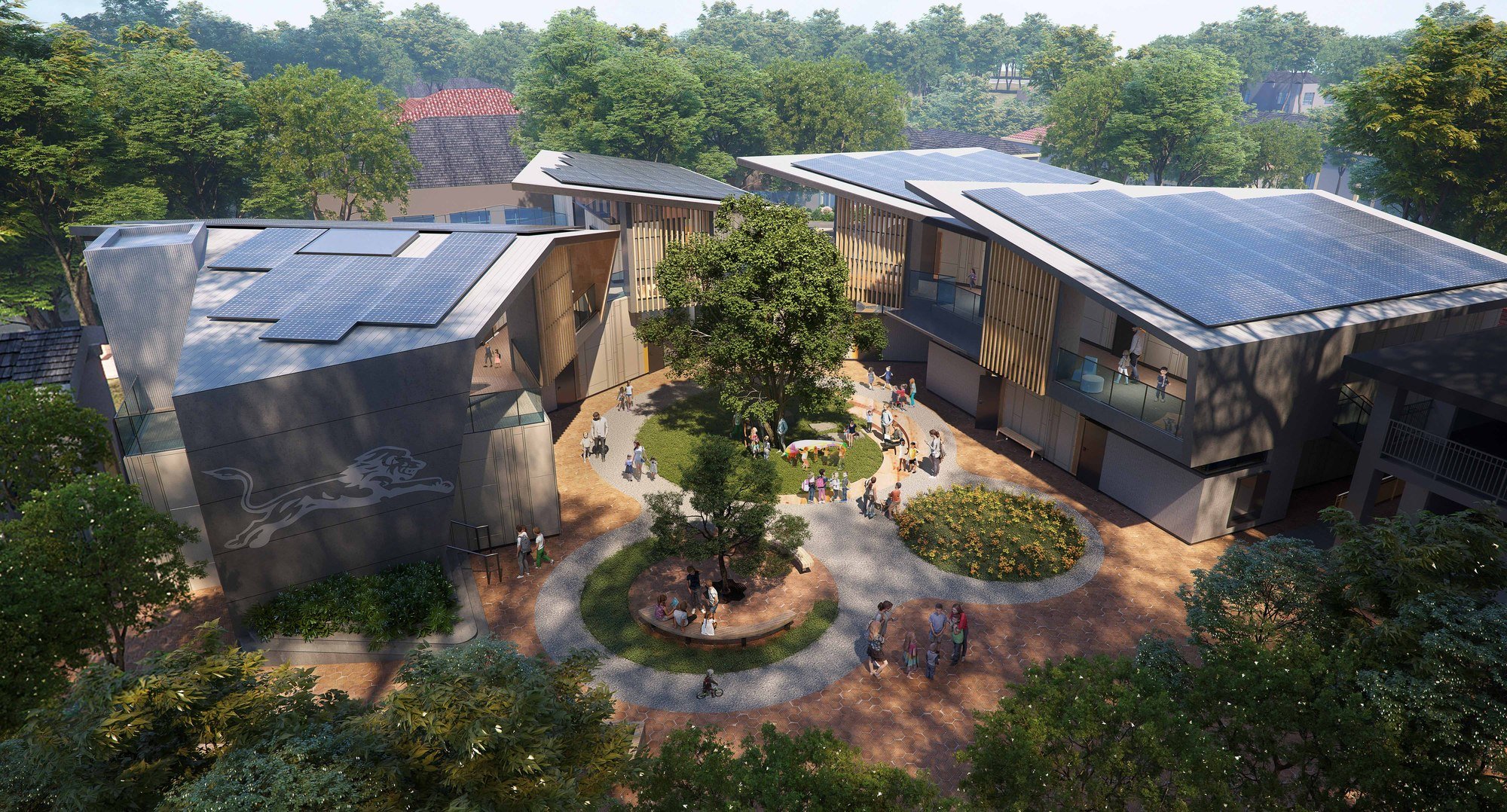 NBBJ has designed a net-zero, nature-immersed school in Encino, California.