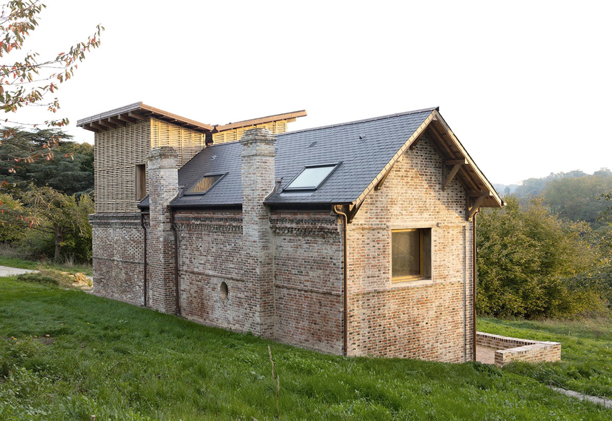 In Normandy, Anatomies D'Architecture renovates a rural house using 100 percent local materials.