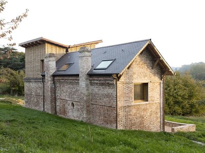 In Normandy, Anatomies D'Architecture renovates a rural house using 100 percent local materials.