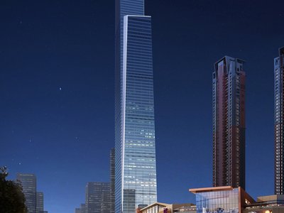 Supertall tower in Nanning, China, is home to the world's highest outdoor pool.