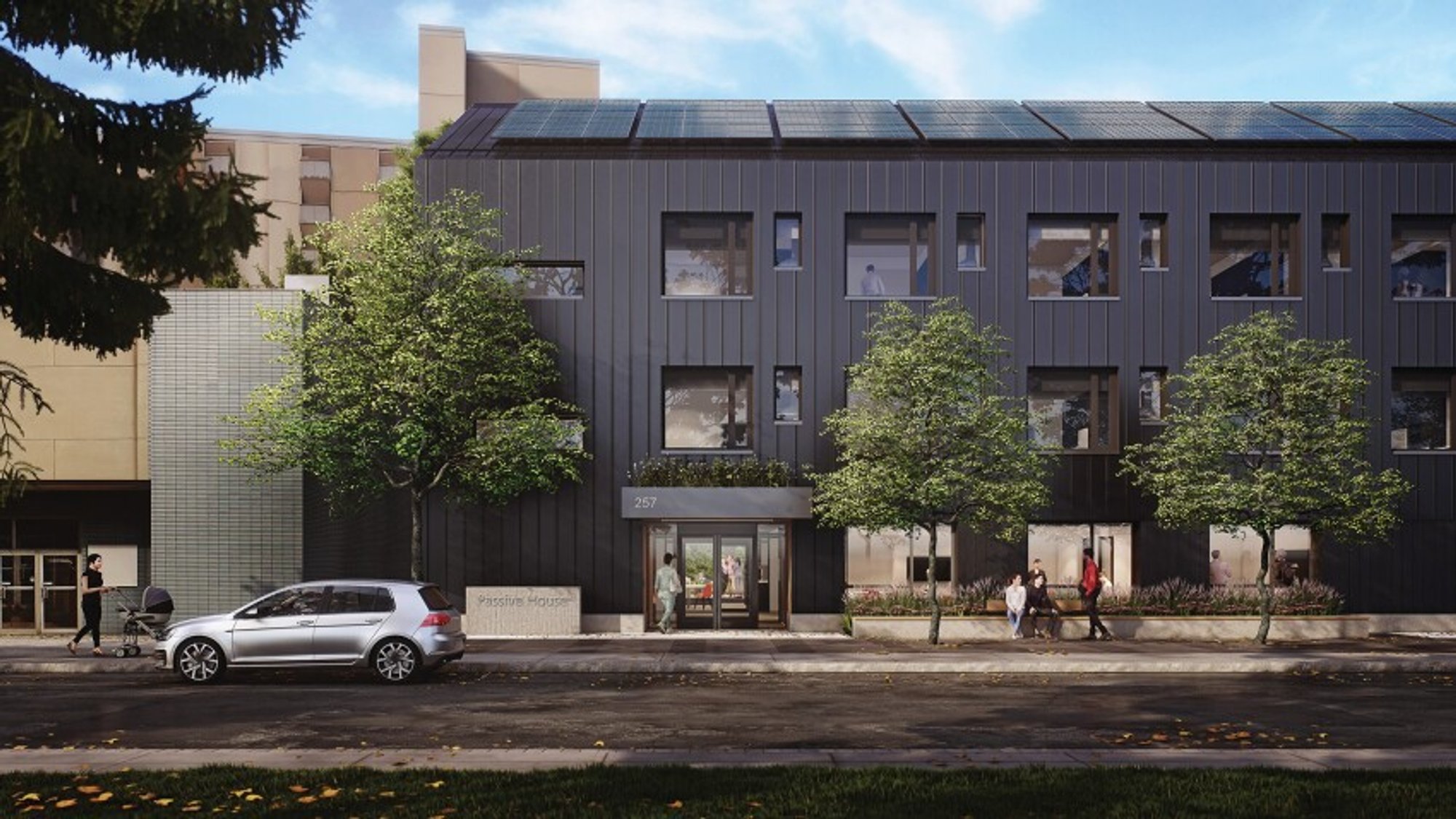 Hamilton Passive House Modular Housing by Montgomery Sisam Architects